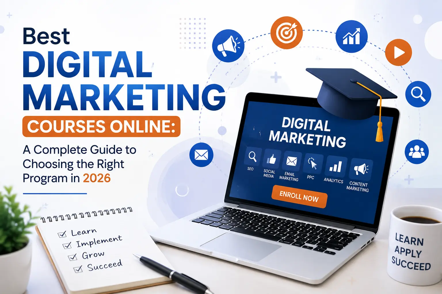Best Digital Marketing Courses Online A Complete Guide to Choosing the Right Program in 2026
